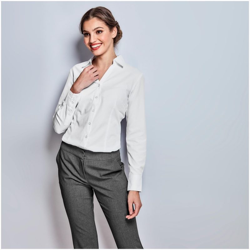 Ladies Long Sleeve Carolina Shirt - Image 9